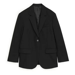 Arket Oversized Wool Hopsack Blazer